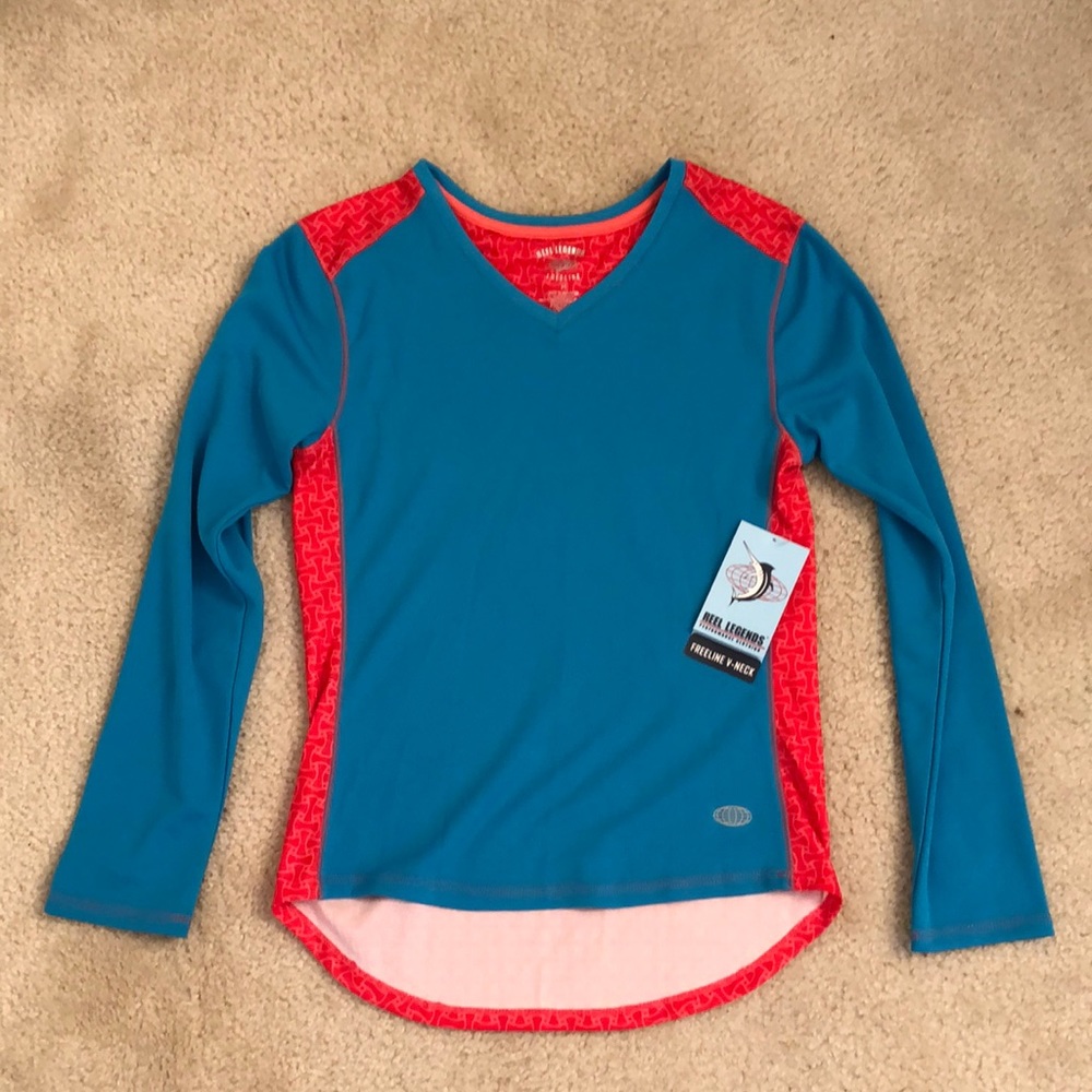 Girls Freeline V-neck Long Sleeve T-shirt NWT